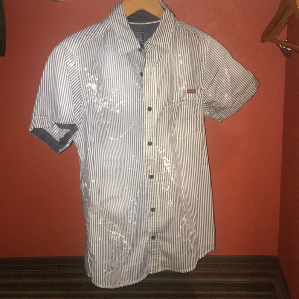 Striped button down shirt by Blackjack